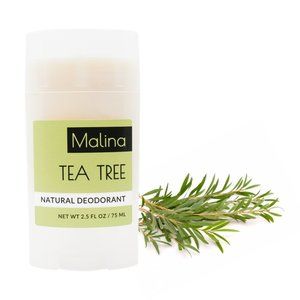 Organic Tea Tree Natural Deodorant, 2.5 fl oz